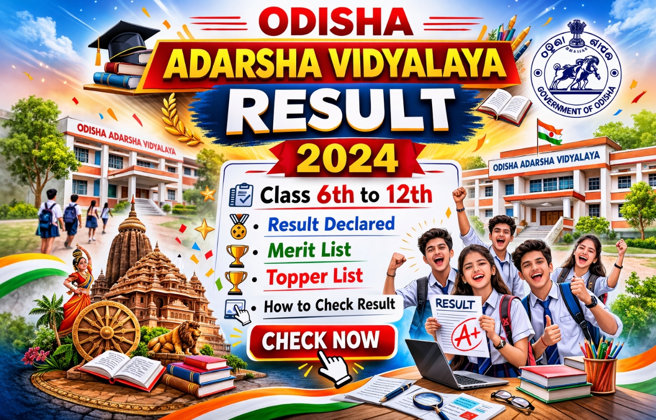 Odisha Adarsha Vidyalaya Result 2026