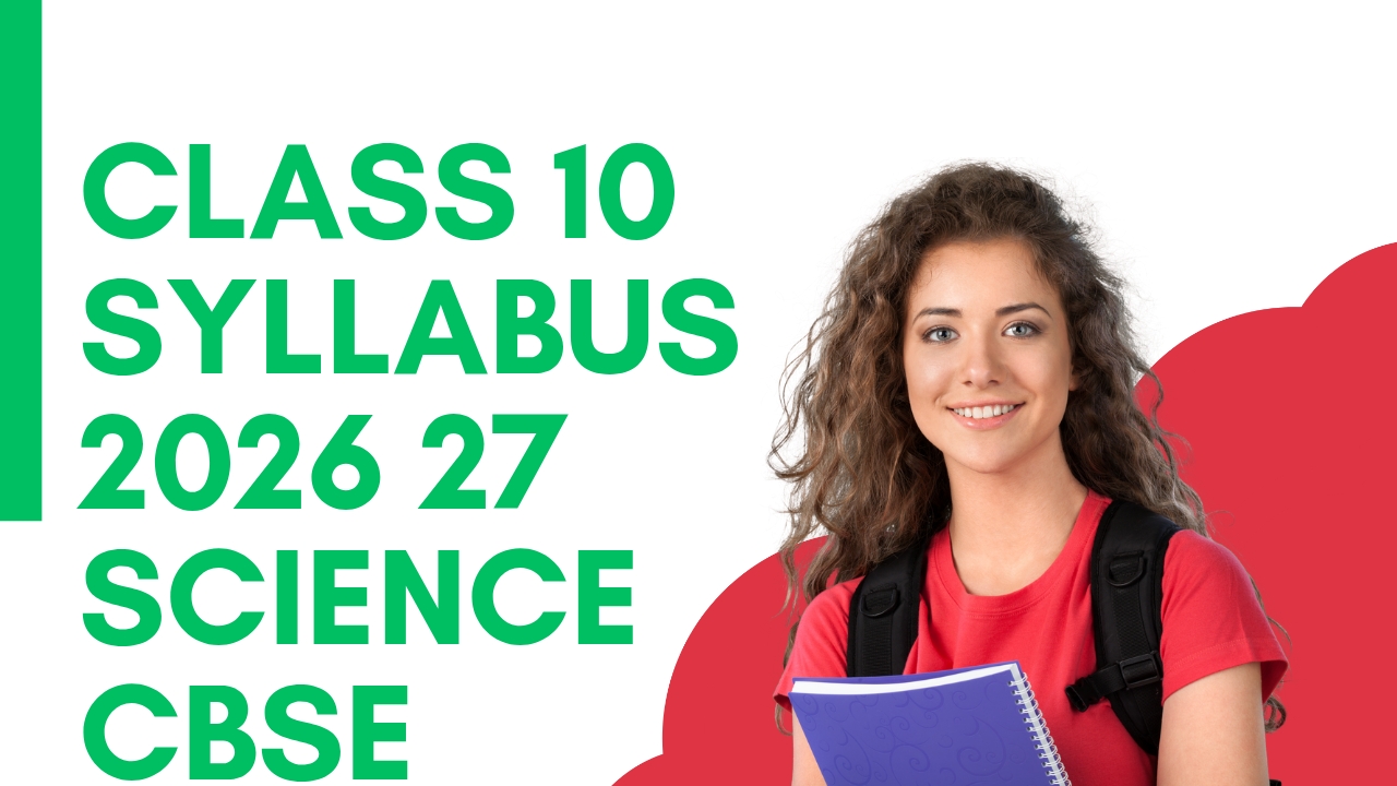 Class 10 Syllabus 2026 27 Science CBSE