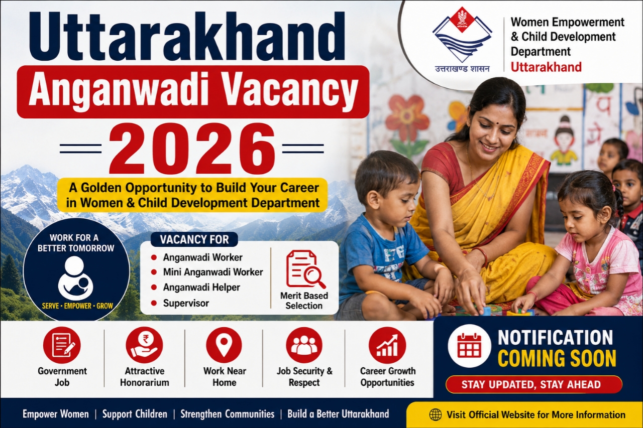 Uttarakhand Anganwadi Vacancy 2026