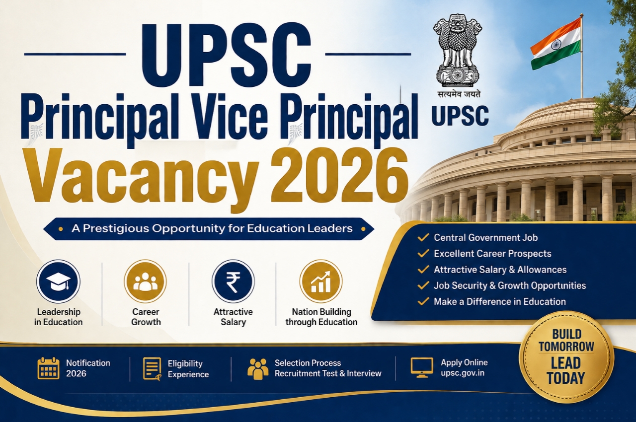 upsc principal vice principal vacancy